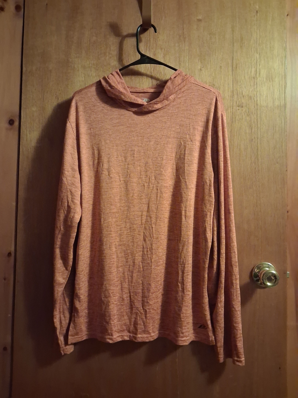 Pro Player Men's Crewneck Sweater Hoodie in Rust Orange